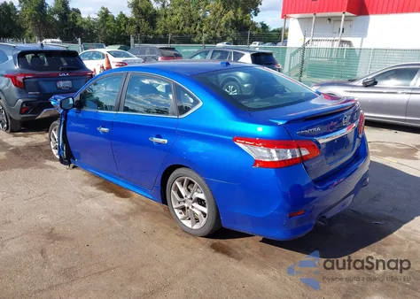 2014 Nissan Sentra Sr из США, поврежденный, VIN 3N1AB7AP4EY334082